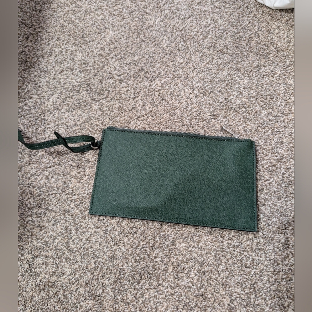 Michael Kors Green Wristlet Clutch